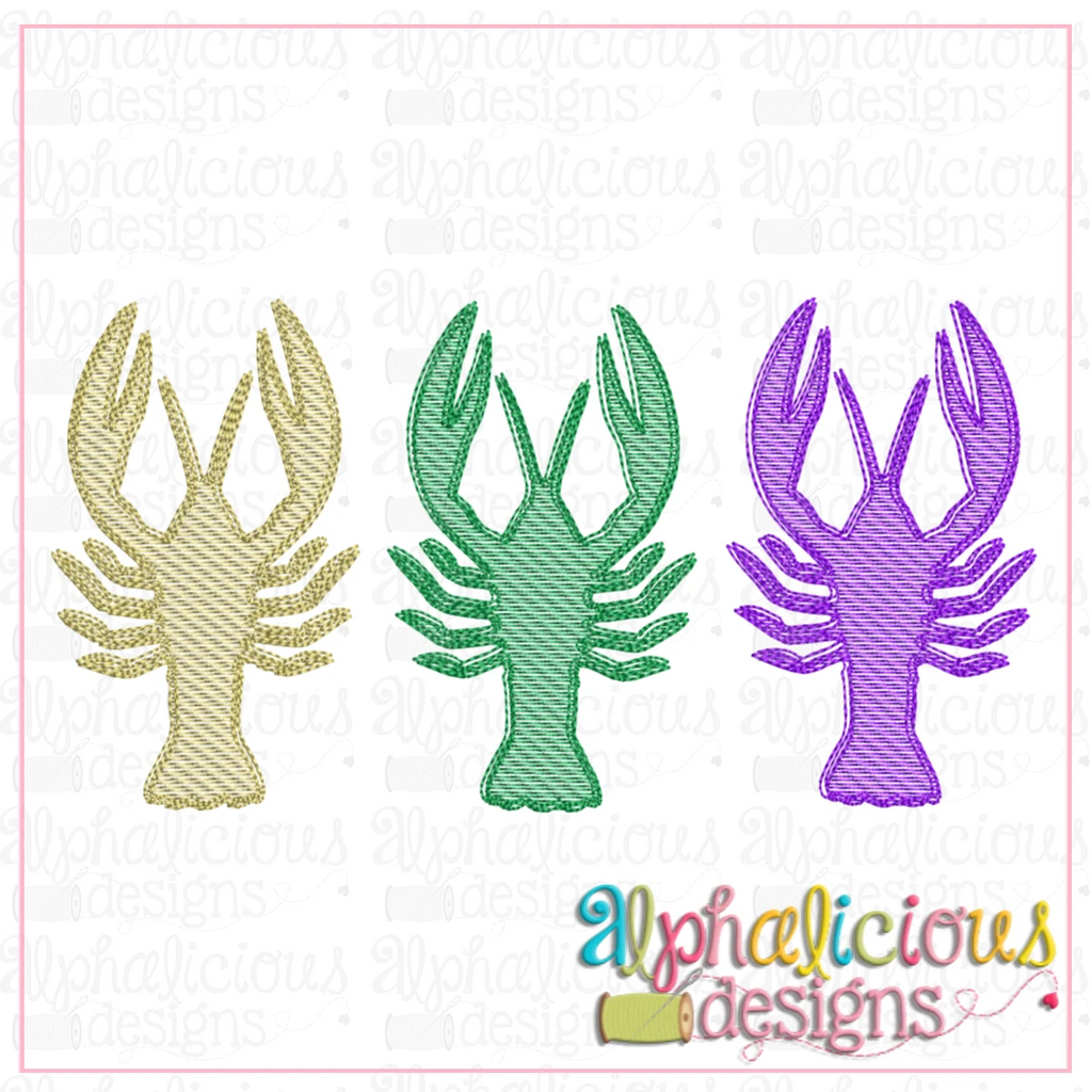 Mardi Gras Crawfish Trio