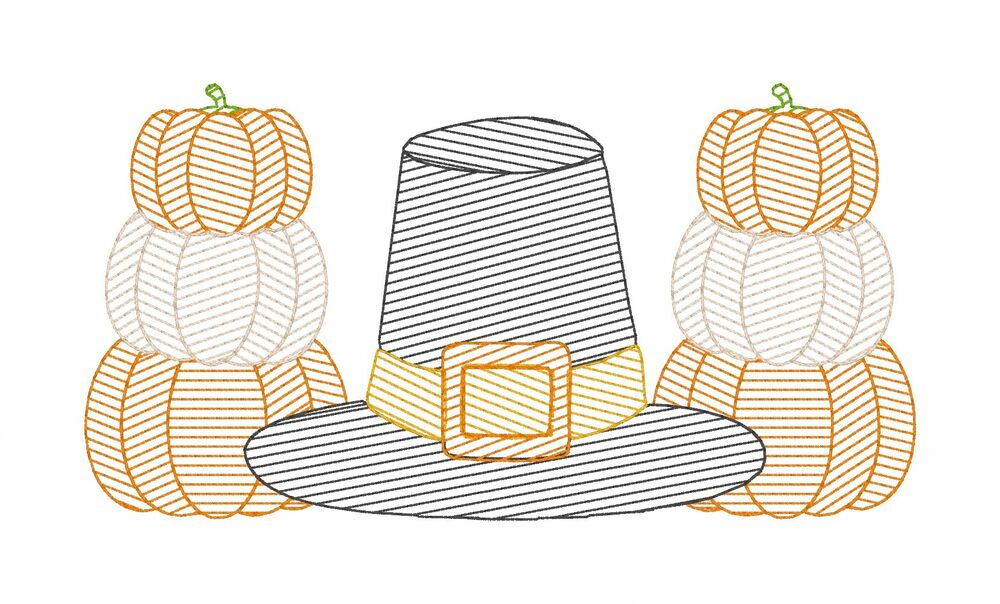 Hat and Pumpkins